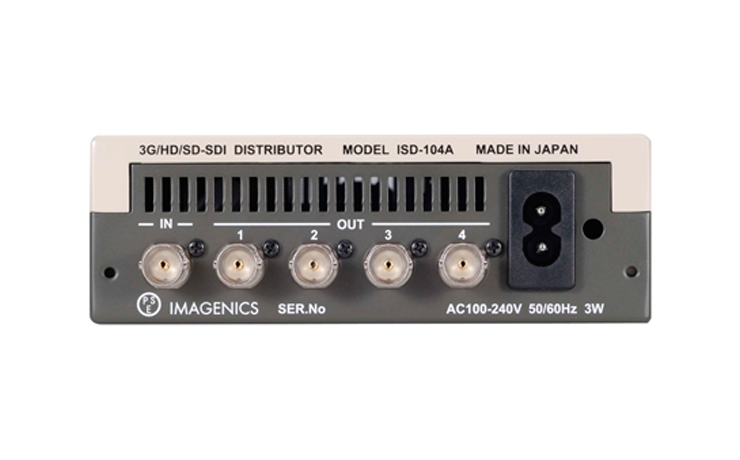 6）IMAGENICS ISD-104A 1入力4出力のHD-SDI分配器 現状品（62）-